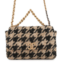 Load image into Gallery viewer, CHANEL CHANEL 19 Maxi Tweed Chain Shoulder Bag Beige/BlackAS1162 Tweed
