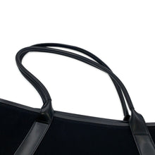 将图像加载到图库查看器中，SAINT LAURENT PARIS Rive Gauche Tote Bag Black780096 Leather Canvas
