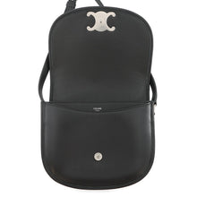 Load image into Gallery viewer, CELINE Triomphe Busas Shoulder Bag Black114453 Leather Size Medium
