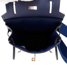 Load image into Gallery viewer, HERMES Kelly Akkad blue navy Togo Leather Size PM
