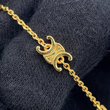 Load image into Gallery viewer, CELINE Mini Triomphe Necklace460MS6BRA.35OR Gold Plated
