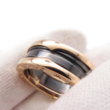Load image into Gallery viewer, BVLGARI B.Zero1 2-band Ring Size 57/#17347037 K18PG Ceramic
