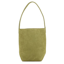 Load image into Gallery viewer, The Row Park Tote GreenW1314 suede Size Small
