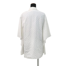 Load image into Gallery viewer, LOUIS VUITTON Monogram Dolman Sleeve Shirt Size 36 White Cotton100%
