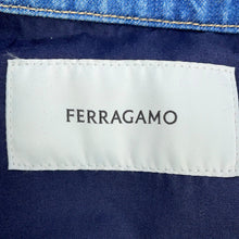 Load image into Gallery viewer, Ferragamo Denim Jacket Size 38 Blue13C546 763555 Cotton100%
