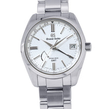 Load image into Gallery viewer, SEIKO Grand SEIKO Spring Drive GMT W40mm Stainless Steel Silver DialSBGE279
