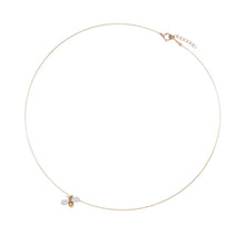 将图像加载到图库查看器中，Gimel Bee Motif Necklace K18YG Pt950
