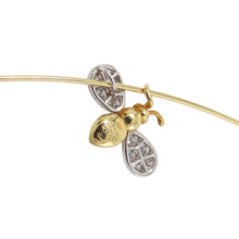 将图像加载到图库查看器中，Gimel Bee Motif Necklace K18YG Pt950
