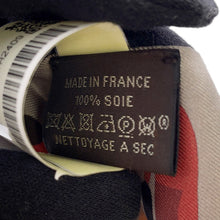 Load image into Gallery viewer, HERMES Twilly figures libres Etoupe/Blanc/Khaki Silk100%
