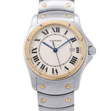 Load image into Gallery viewer, CARTIER Santos Rondo MM W29mm Stainless Steel K18YG Ivory DialW20037R3
