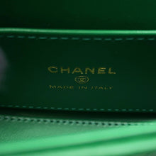将图像加载到图库查看器中，CHANEL Matelasse Mini Kelly ChainClutch GreenAP3435 Leather Size 4.7"
