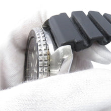 将图像加载到图库查看器中，SEIKO 150m Diver 3rd Model (Early Model) W44mm Stainless Steel Rubber Black Dial6306-7000
