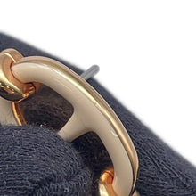 Load image into Gallery viewer, HERMES Maillon Mini Earrings claim Enamel Metal
