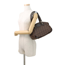 将图像加载到图库查看器中，LOUIS VUITTON Verona RedN41117 Damier Ebene Canvas Size PM
