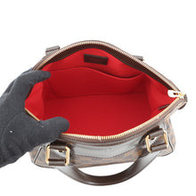 将图像加载到图库查看器中，LOUIS VUITTON Verona RedN41117 Damier Ebene Canvas Size PM

