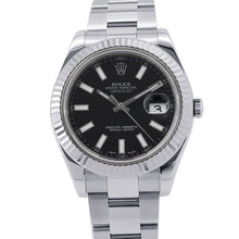 Load image into Gallery viewer, ROLEX Datejust II W41mm Stainless Steel K18WG Black Dial116334
