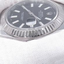 Load image into Gallery viewer, ROLEX Datejust II W41mm Stainless Steel K18WG Black Dial116334
