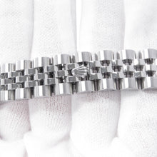 将图像加载到图库查看器中，ROLEX Datejust W26mm Stainless Steel K18WG White Shell Dial179174NG
