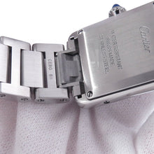 将图像加载到图库查看器中，CARTIER Tank mast SM H29.5mm×W22mm Stainless Steel Silver DialWSTA0051
