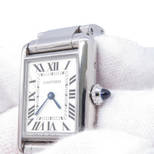 Load image into Gallery viewer, CARTIER Tank mast SM H29.5mm×W22mm Stainless Steel Silver DialWSTA0051
