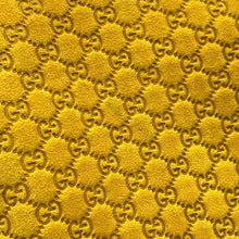 Load image into Gallery viewer, GUCCI Half Horsebit Medium Shoulder Bag Mustard Yellow860787 GG Suede Leather

