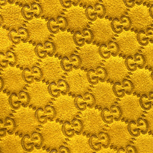 Load image into Gallery viewer, GUCCI Half Horsebit Medium Shoulder Bag Mustard Yellow860787 GG Suede Leather
