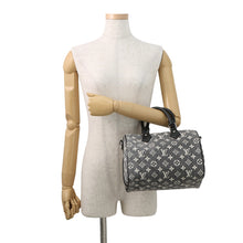 将图像加载到图库查看器中，LOUIS VUITTON Speedy Bandouliere Gris NoirM21464 Monogram / Jaguar Denim Size 25
