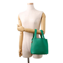 将图像加载到图库查看器中，HERMES Picotin Lock Vert Vertigo Taurillon Clemence Size PM
