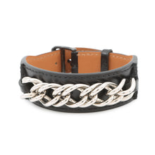 Load image into Gallery viewer, HERMES Bracelet Lenny Size T4 Black Box Calf Leather
