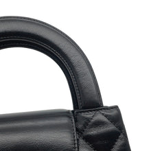 Load image into Gallery viewer, CHANEL Matelasse Mini 2WAYHandbag ChainShoulder BlackAS4416 Leather Size Mini
