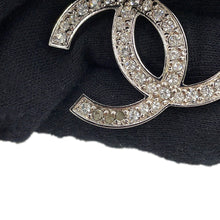 Load image into Gallery viewer, CHANEL CC Logo Pendant Top Necklace Metal Rhinestone
