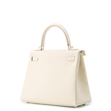 Load image into Gallery viewer, HERMES Kelly Retourne sewing Craie Togo Leather Size 25
