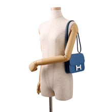 Load image into Gallery viewer, HERMES Constance3 Miroir Blue Thalassa Epsom Size Mini
