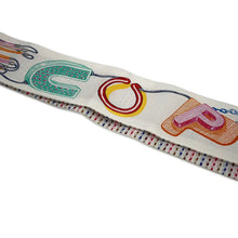 将图像加载到图库查看器中，HERMES Twilly Chevaloscope Neon Pointier Embroidery Spring/Summer 2023 Blanc/Rose/Vert Silk100%
