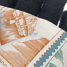 将图像加载到图库查看器中，HERMES Twilly Fauve's Stamp Enthusiasts Autumn/Winter 2025 Blue Moyen / White / Pink Silk100%
