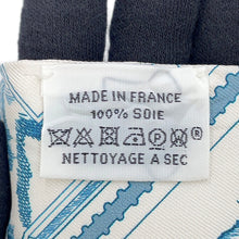 将图像加载到图库查看器中，HERMES Twilly Fauve's Stamp Enthusiasts Autumn/Winter 2025 Blue Moyen / White / Pink Silk100%
