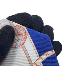 将图像加载到图库查看器中，HERMES Twilly Precious Paradise HERMES Spring/Summer 2024 Gris Perle/Blue/Rose Pearl Silk100%
