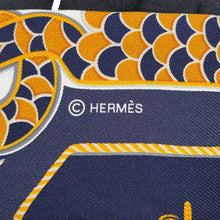 Load image into Gallery viewer, HERMES Twilly Ceremonial Epaulettes EPAULETTES DE GALA Fall/Winter 2023 Marine/Gold/Blanc Silk100%
