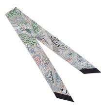 Load image into Gallery viewer, HERMES Twilly SPRASH PARK 2024 Stainless Steel Grisper/Vert/Black Silk100%
