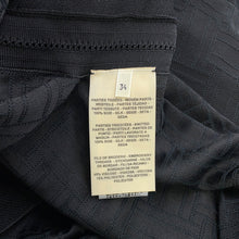 Load image into Gallery viewer, HERMES Long cardigan Size 34 Black Silk100%
