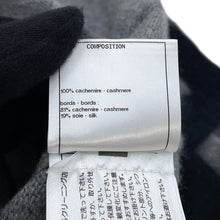 Load image into Gallery viewer, CHANEL COCO Button cardigan Size 36 Gray/BlackP71355 K10217 NE807 Cashmere100% Rhinestone
