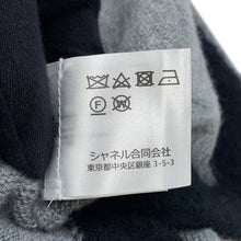 Load image into Gallery viewer, CHANEL COCO Button cardigan Size 36 Gray/BlackP71355 K10217 NE807 Cashmere100% Rhinestone
