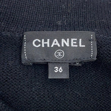 Load image into Gallery viewer, CHANEL IconButton Cardigan Size 36 BlackP73483 K10530 94305 Cashmere100%
