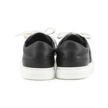 将图像加载到图库查看器中，HERMES Sneakers Day Black Leather Size 36
