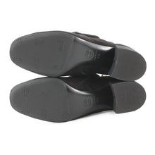 将图像加载到图库查看器中，CHANEL Camellia short boots BlackG45310 suede Size 37C
