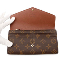 将图像加载到图库查看器中，LOUIS VUITTON Portefeuille Sarah BrownM60531 Monogram
