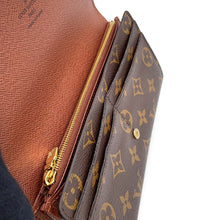 将图像加载到图库查看器中，LOUIS VUITTON Portefeuille Sarah BrownM60531 Monogram
