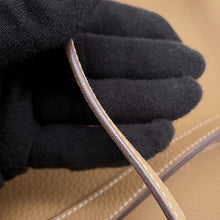 将图像加载到图库查看器中，HERMES Cabas Sellier Biscuit Taurillon Clemence Size 31
