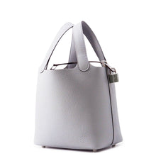 将图像加载到图库查看器中，HERMES Picotin Lock Green Pantan Taurillon Clemence Size PM
