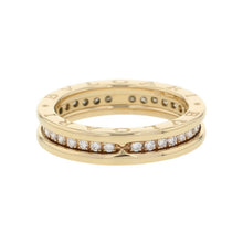 Load image into Gallery viewer, BVLGARI B.Zero1 1-band full diamond Size 55/#15 18K Yellow Gold
